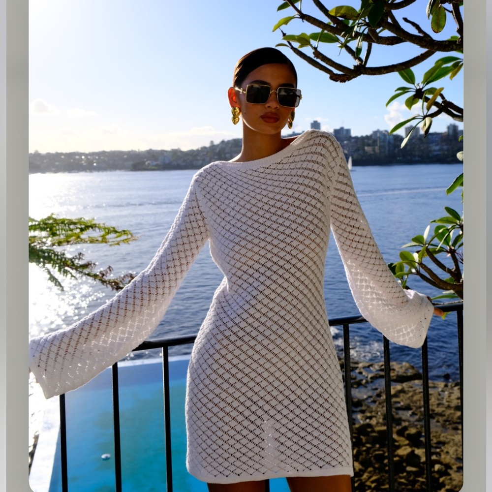Meshki Galilea Knit Mini Dress | Size 3XL